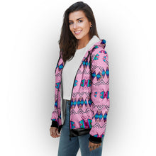 Load image into Gallery viewer, Sacred Trust Carnation Sherpa Hoodie
