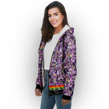 Load image into Gallery viewer, Culture in Nature Purple Sherpa Hoodie
