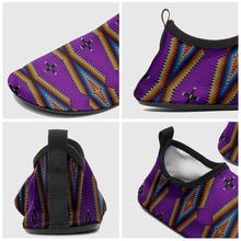 Load image into Gallery viewer, Diamond in the Bluff Purple Kid&#39;s Sockamoccs Slip On Shoes
