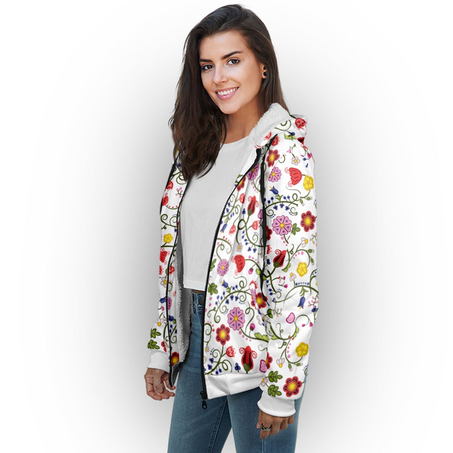 Nipin Blossom Sherpa Hoodie