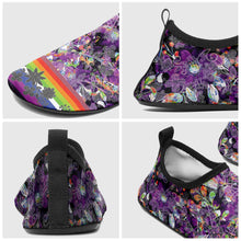 Load image into Gallery viewer, Culture in Nature Purple Kid&#39;s Sockamoccs Slip On Shoes
