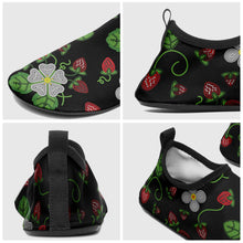 Load image into Gallery viewer, Strawberry Dreams Midnight Kid&#39;s Sockamoccs Slip On Shoes
