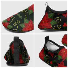 Load image into Gallery viewer, Poinsetta Parade Kid&#39;s Sockamoccs Slip On Shoes
