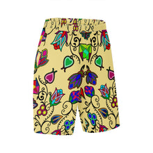 Load image into Gallery viewer, Indigenous Paisley Vanilla Athletic Shorts with Pockets
