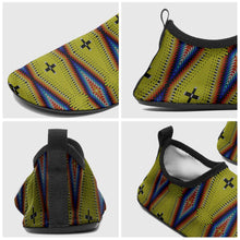 Load image into Gallery viewer, Diamond in the Bluff Yellow Kid&#39;s Sockamoccs Slip On Shoes
