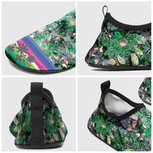 Load image into Gallery viewer, Culture in Nature Green Kid&#39;s Sockamoccs Slip On Shoes
