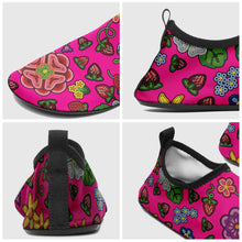 Load image into Gallery viewer, Berry Pop Blush Kid&#39;s Sockamoccs Slip On Shoes
