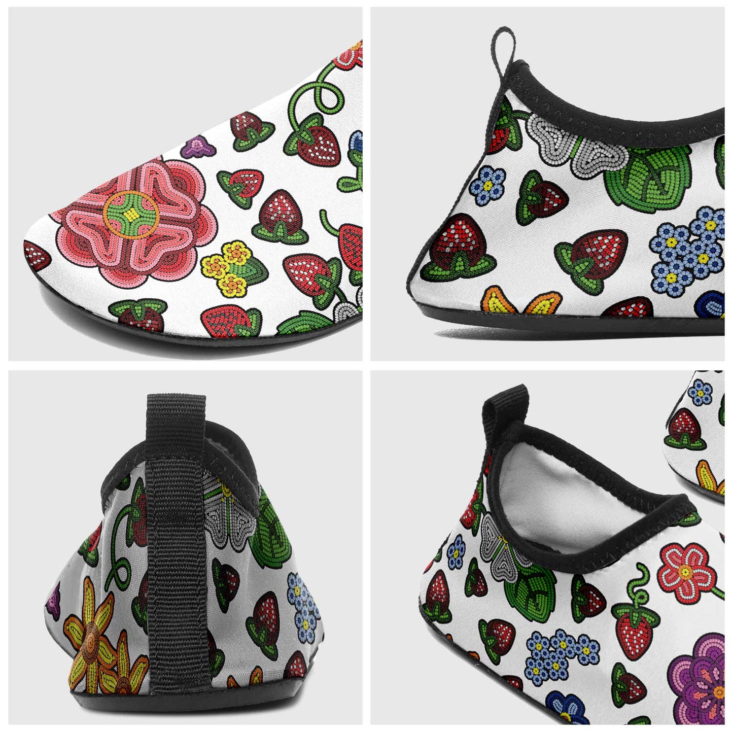 Berry Pop White Kid's Sockamoccs