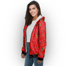 Load image into Gallery viewer, Vine Life Scarlet Sherpa Hoodie
