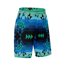 Load image into Gallery viewer, Green Star Athletic Shorts with Pockets
