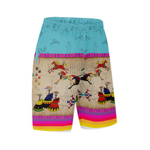 Load image into Gallery viewer, Horses Running Sky Athletic Shorts with Pockets
