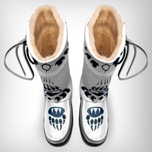 Load image into Gallery viewer, Navy Bearpaw Real Leather MocLux
