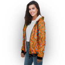 Load image into Gallery viewer, Fresh Fleur Carrot Sherpa Hoodie
