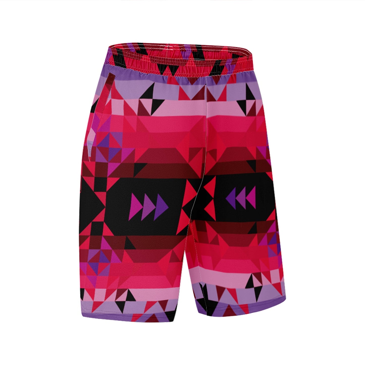 Red Star Athletic Shorts with Pockets