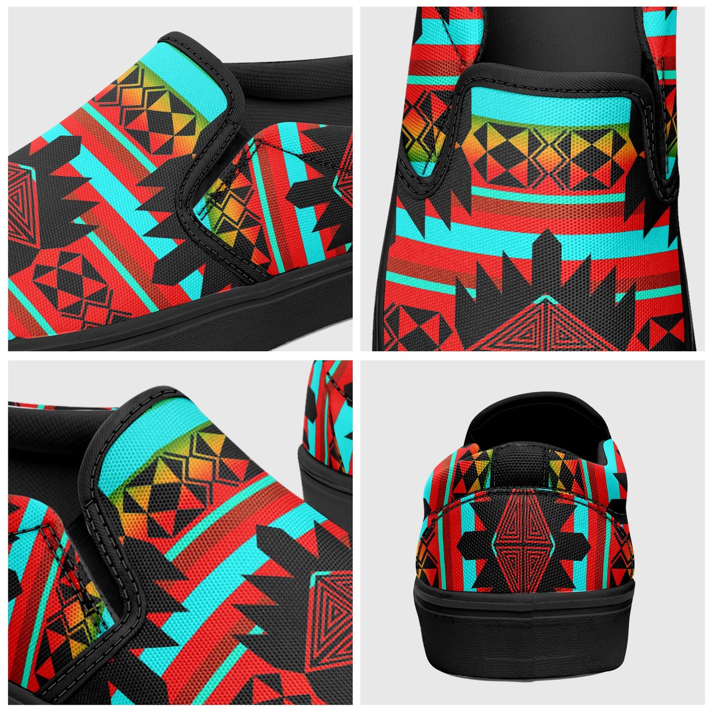 Okotoks Arrow Otoyimm Canvas Slip On Shoes