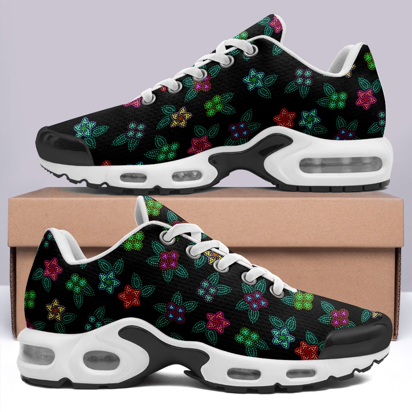Berry Flowers Black Niowaa