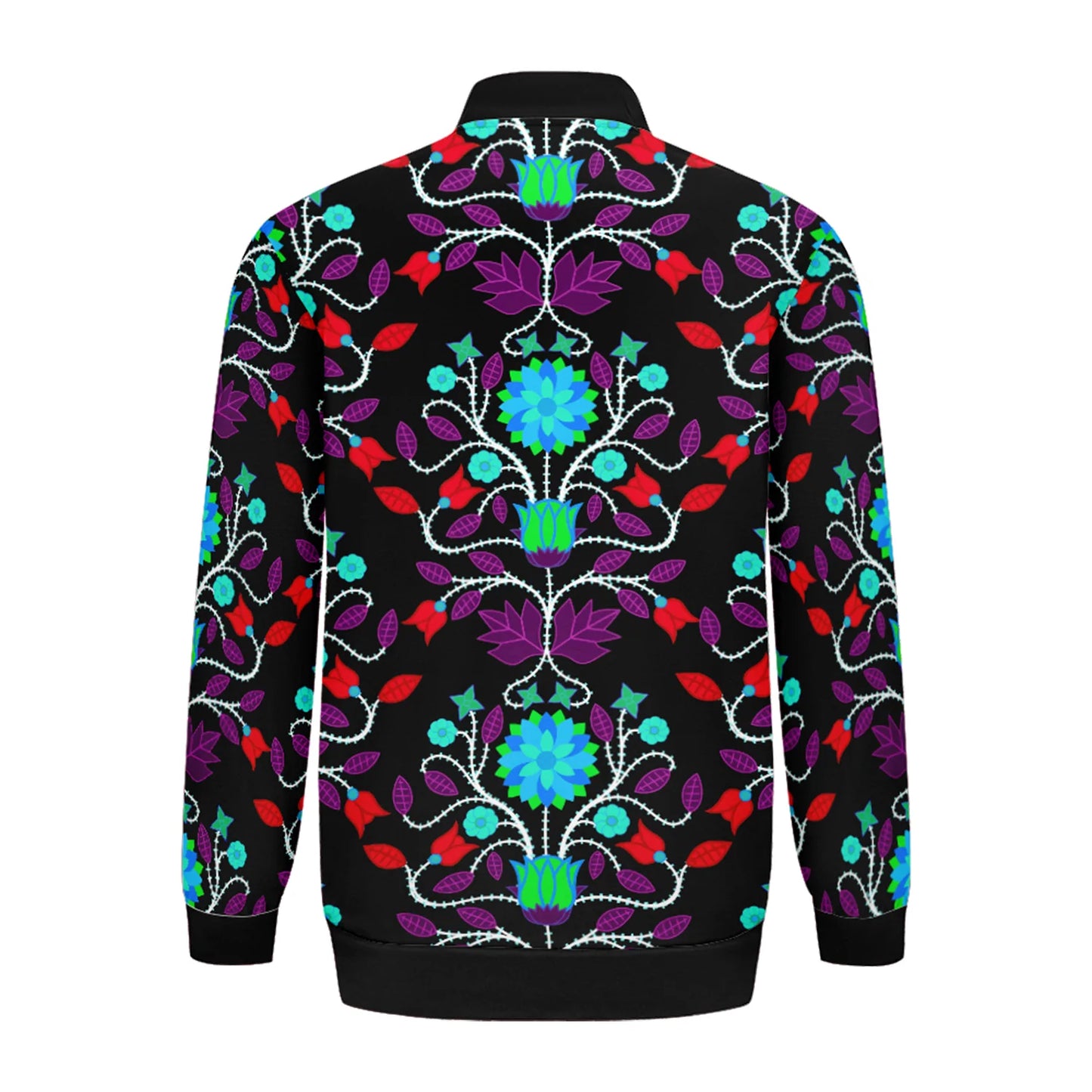 Floral Beadwork Four Clans Winter Lightweight Jacket