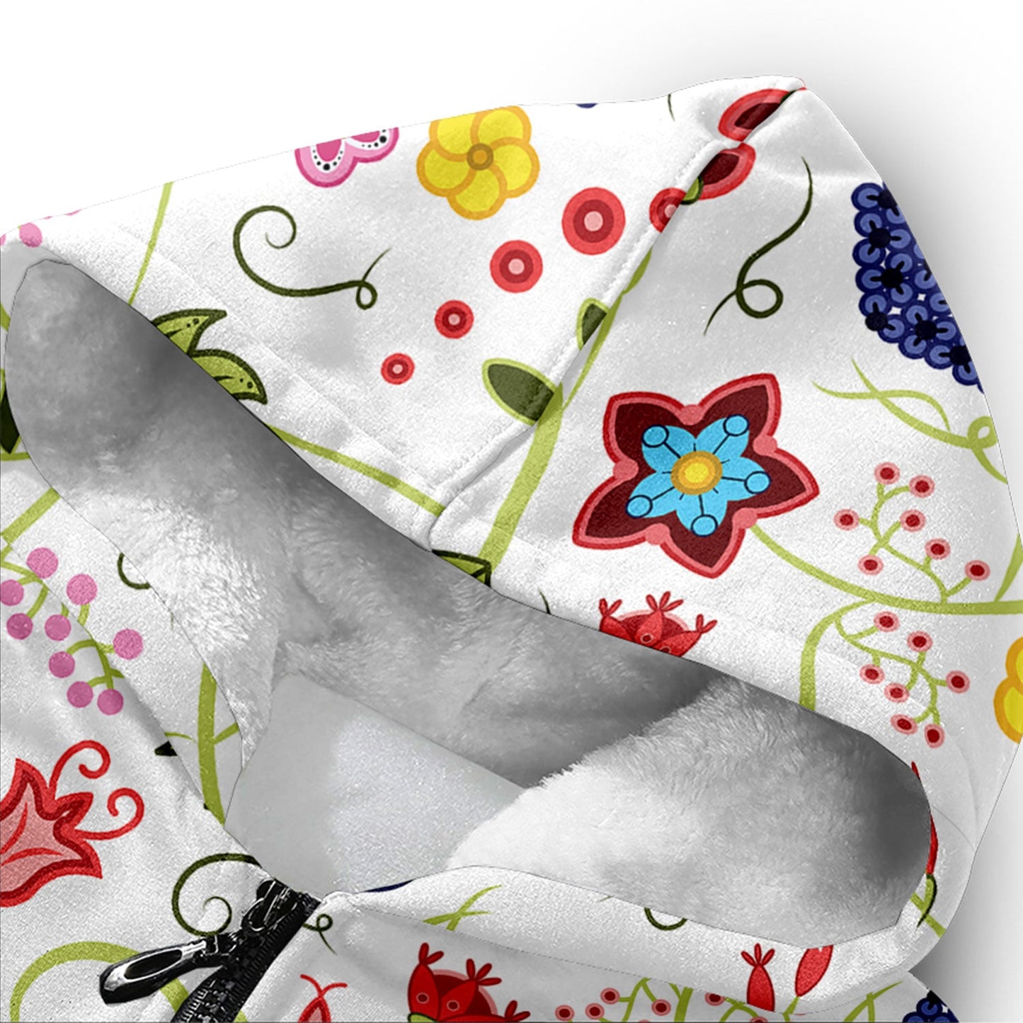 Fresh Fleur Sherpa Hoodie