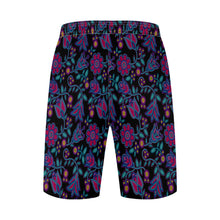 Load image into Gallery viewer, Beaded Nouveau Coal Athletic Shorts with Pockets
