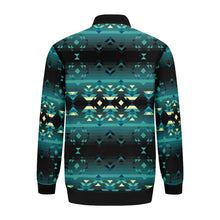 Load image into Gallery viewer, Inspire Green Youth Zippered Collared Lightweight Jacket
