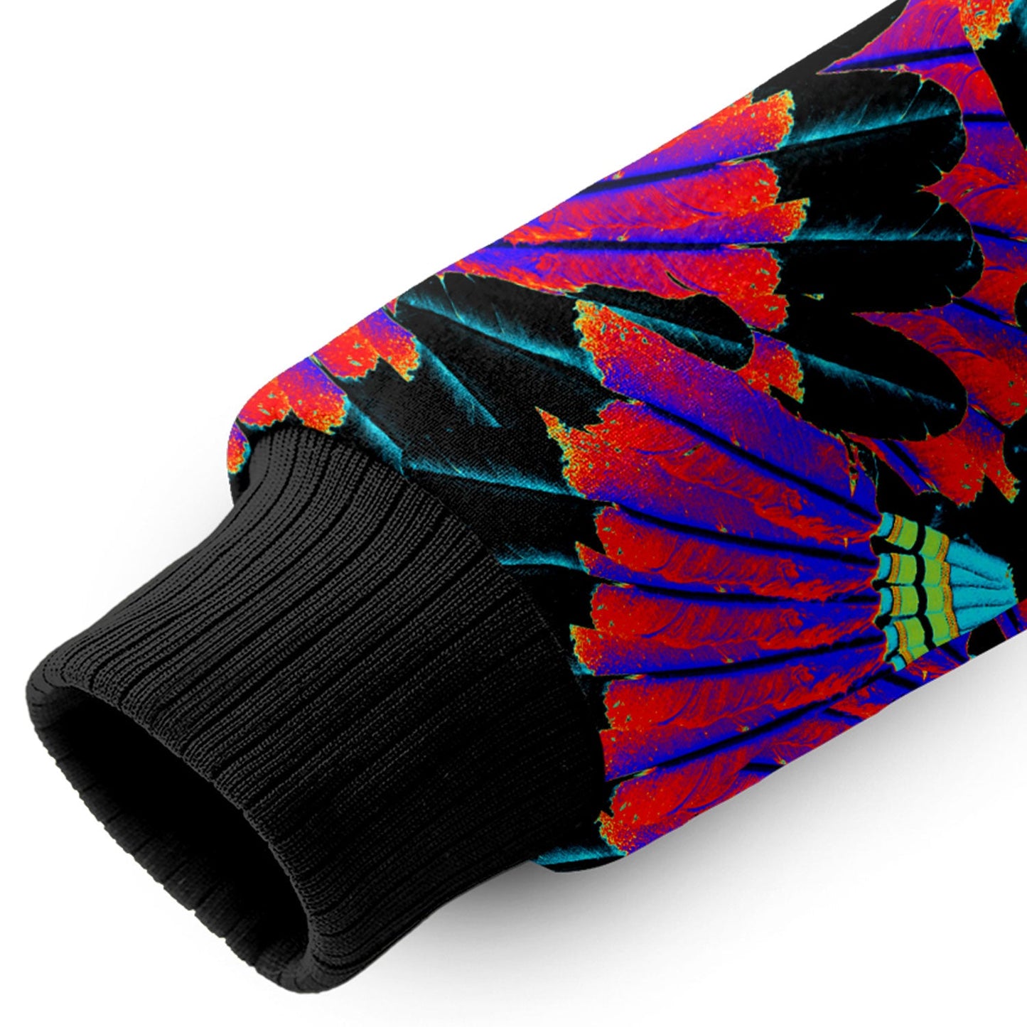 Eagle Feather Remix Sherpa Hoodie