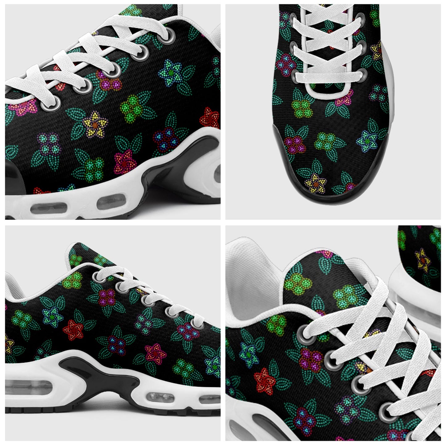 Berry Flowers Black Niowaa