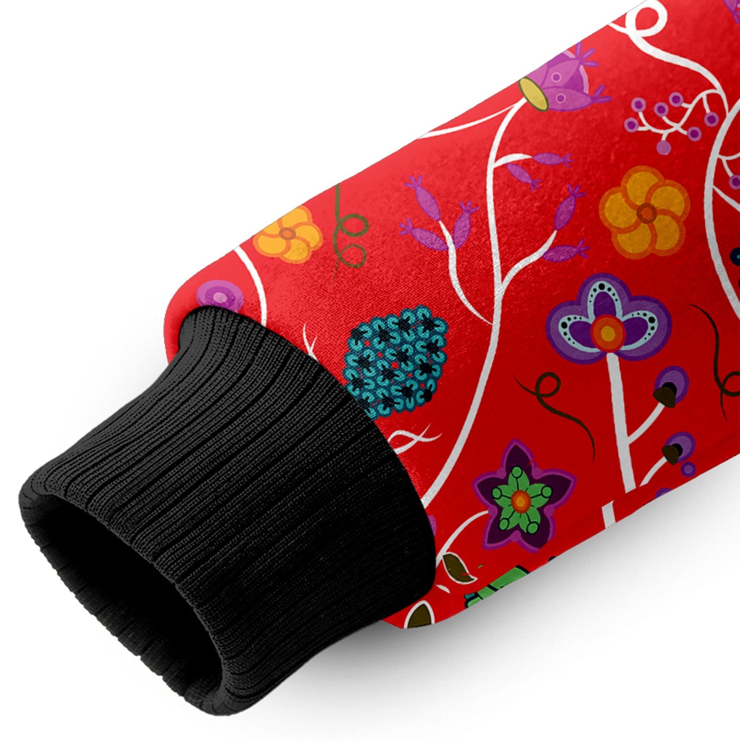 Fresh Fleur Fire Sherpa Hoodie