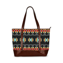 Load image into Gallery viewer, Sacred Trust Black Colour Tote Handbag
