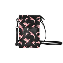 Load image into Gallery viewer, Strawberry Black Small Cell Phone Purse
