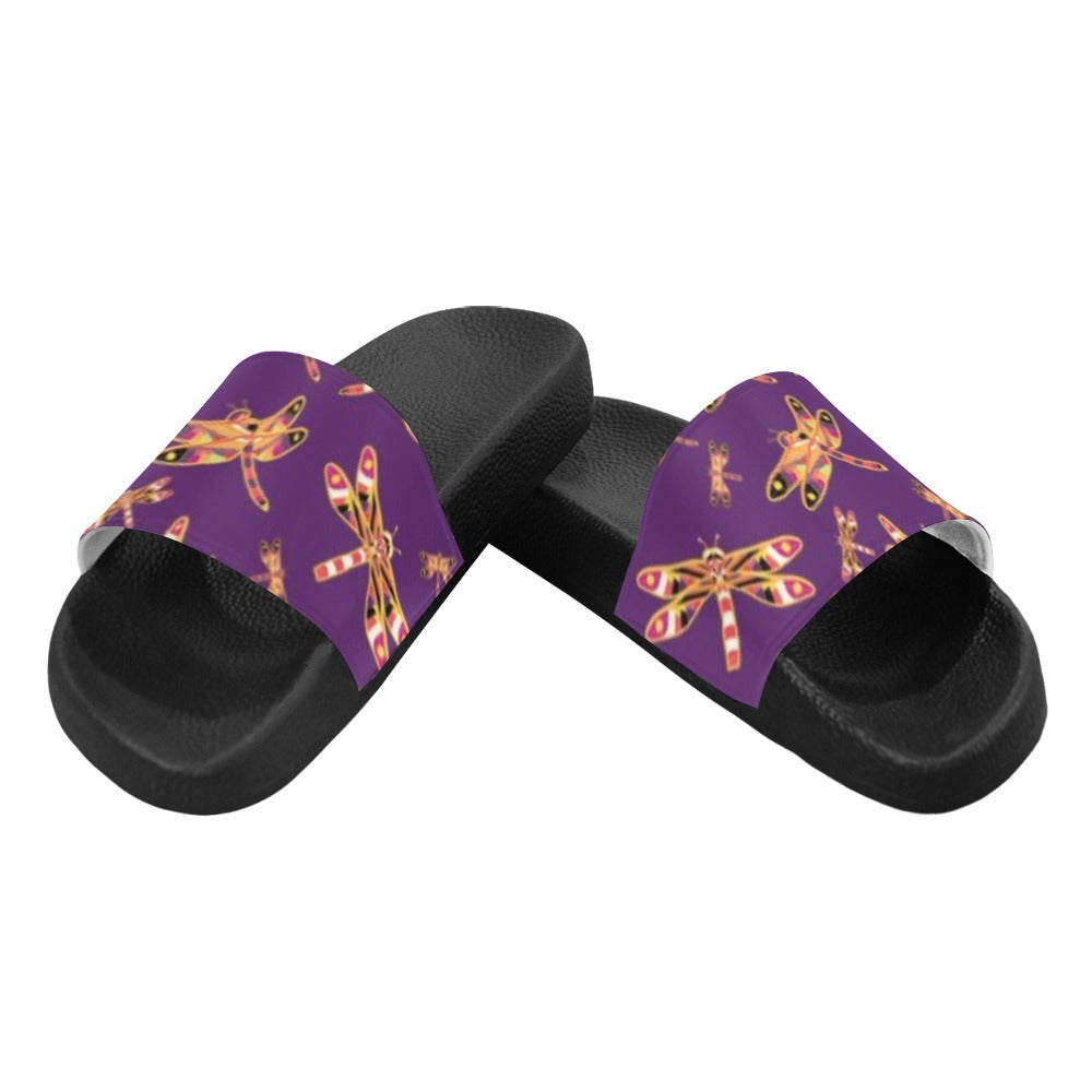 Gathering Yellow Purple Women's Slide Sandals