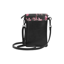 Load image into Gallery viewer, Floral Green Black Small Cell Phone Purse

