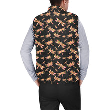 Load image into Gallery viewer, Gathering Yellow Black Men&#39;s Padded Vest Jacket
