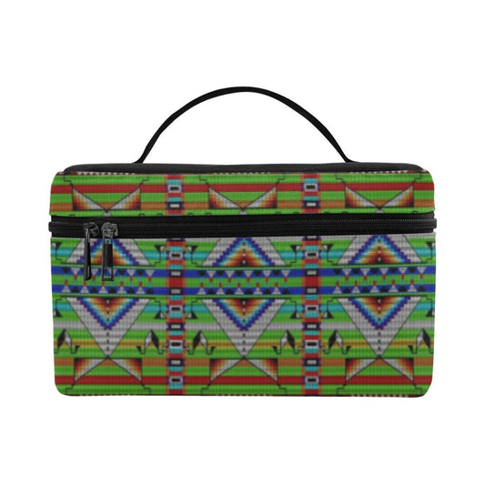 Medicine Blessing Lime Green Cosmetic Bag/Large