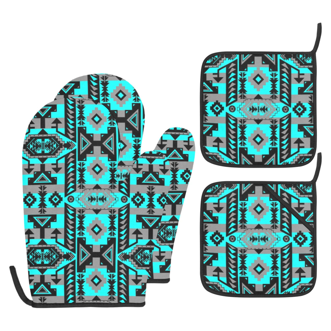 Chiefs Mountain Sky Oven Mitt & Pot Holder