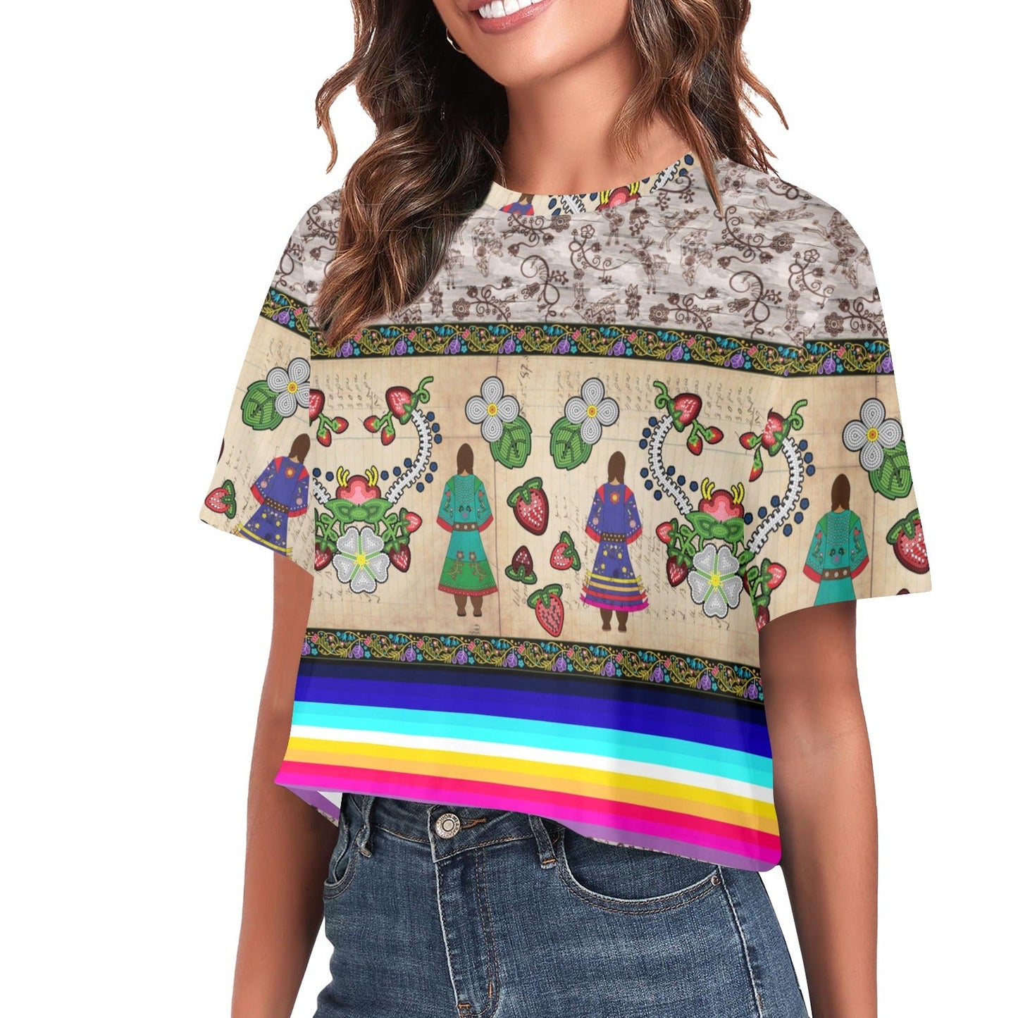 Aunties Gifts Crop Top