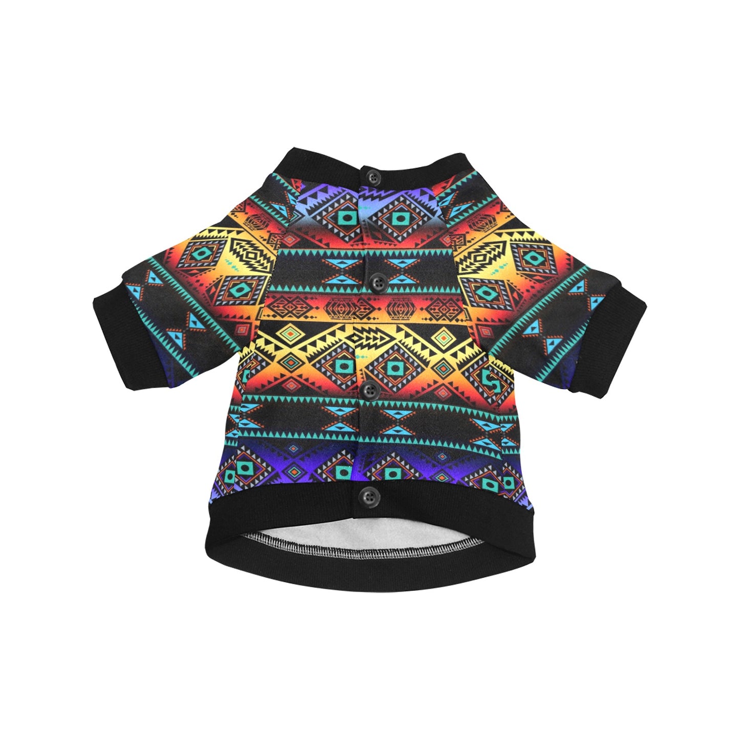 California Coast Sunset Pet Dog Round Neck Shirt