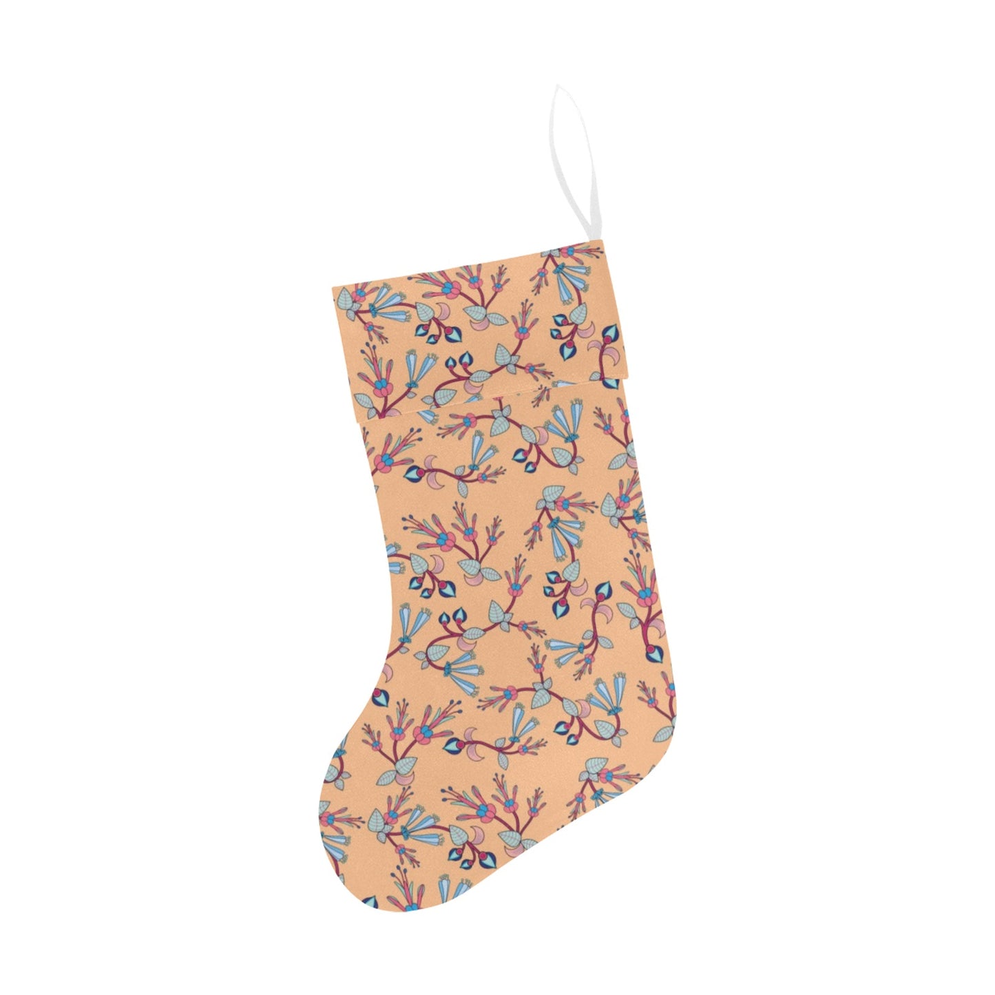 Swift Floral Peache Christmas Stocking