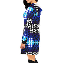 Load image into Gallery viewer, Writing on Stone Night Watch Hoodie Dress
