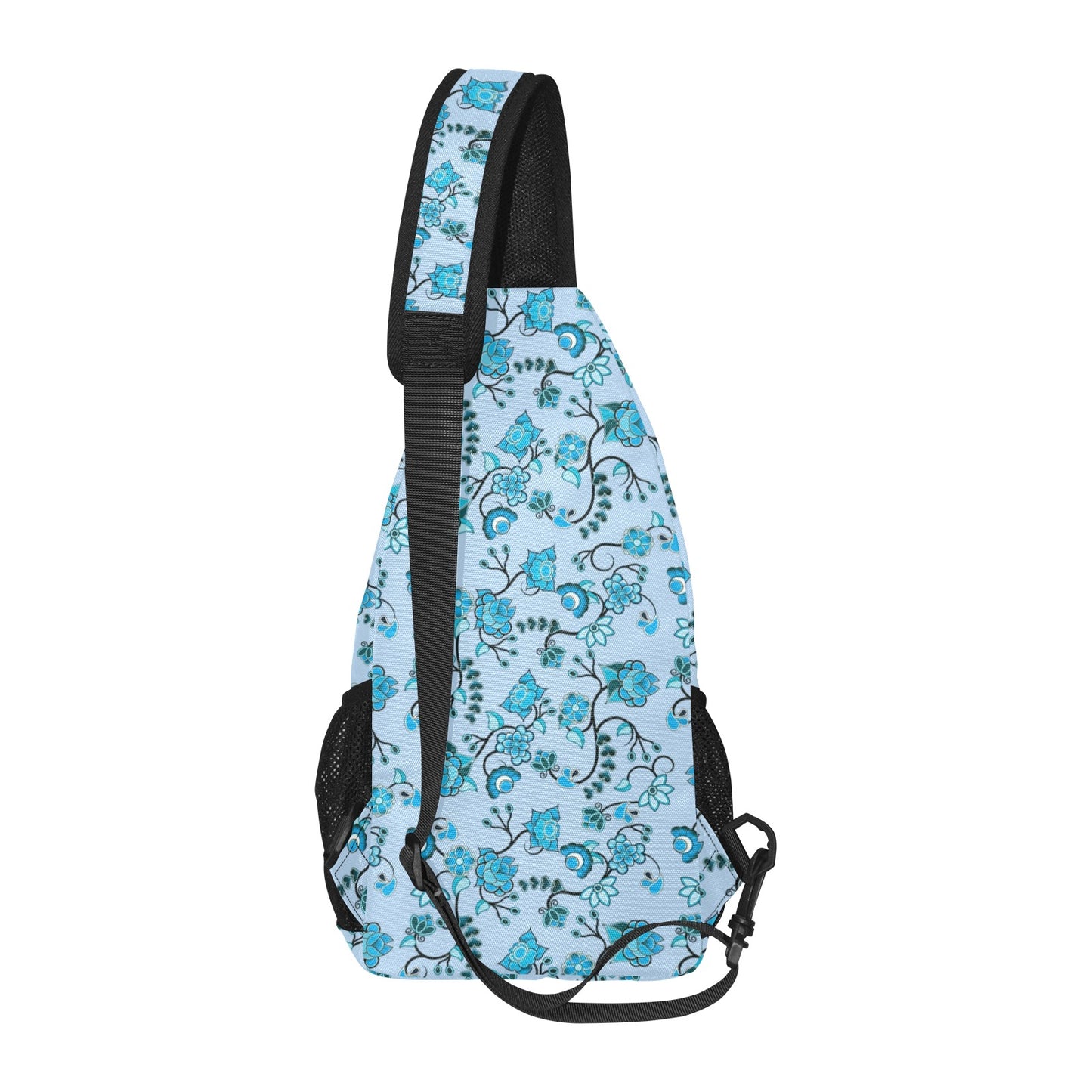 Blue Floral Amour Chest Bag