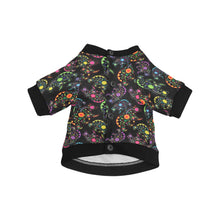 Load image into Gallery viewer, Neon Floral Bears Pet Dog Round Neck Shirt
