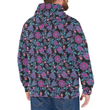 Load image into Gallery viewer, Beaded Nouveau Coal Men&#39;s Long Sleeve Fleece Hoodie
