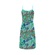 Load image into Gallery viewer, Takwakin Harvest Turquoise Alcestis Slip Dress
