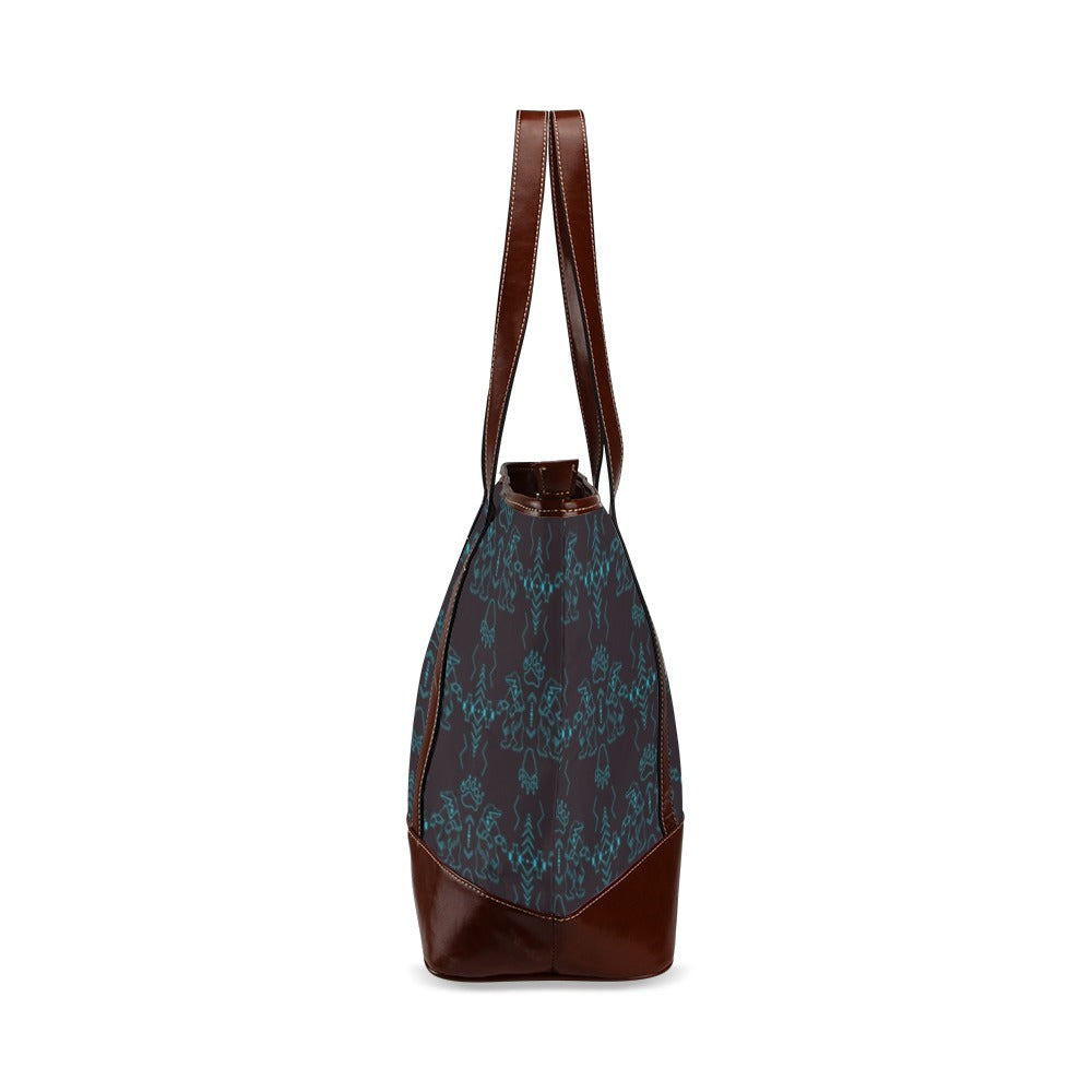 Ledger Bear Tote Handbag