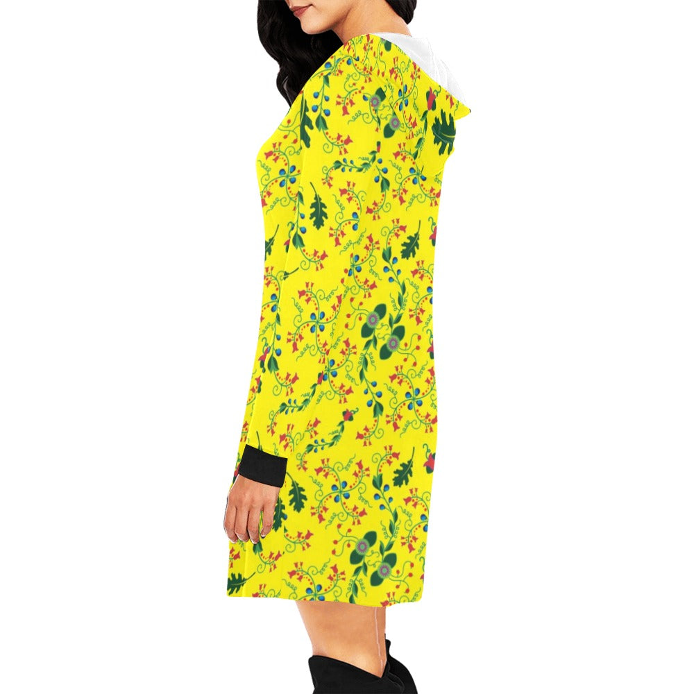 Vine Life Lemon Hoodie Dress