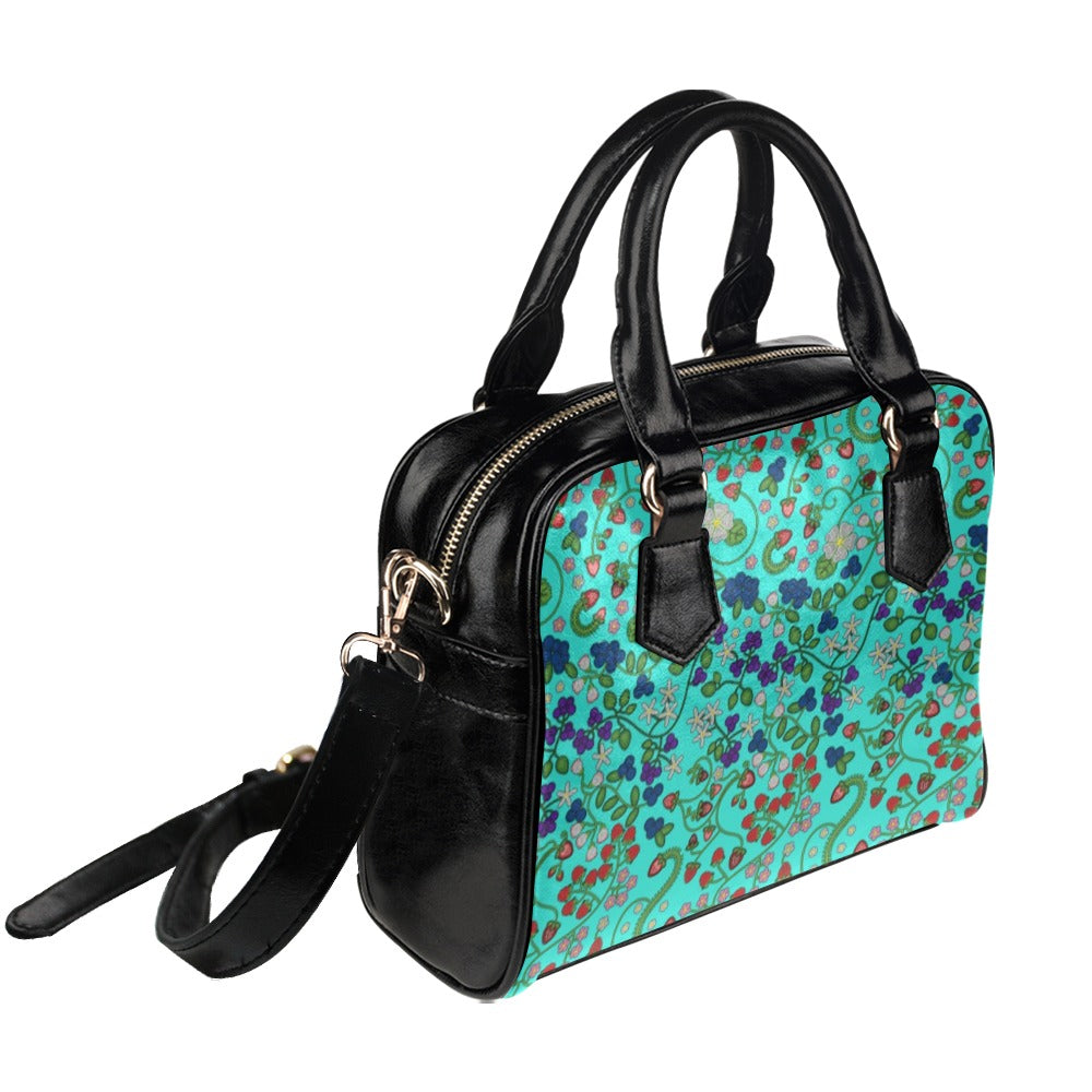 Grandmother Stories Turquoise Shoulder Handbag