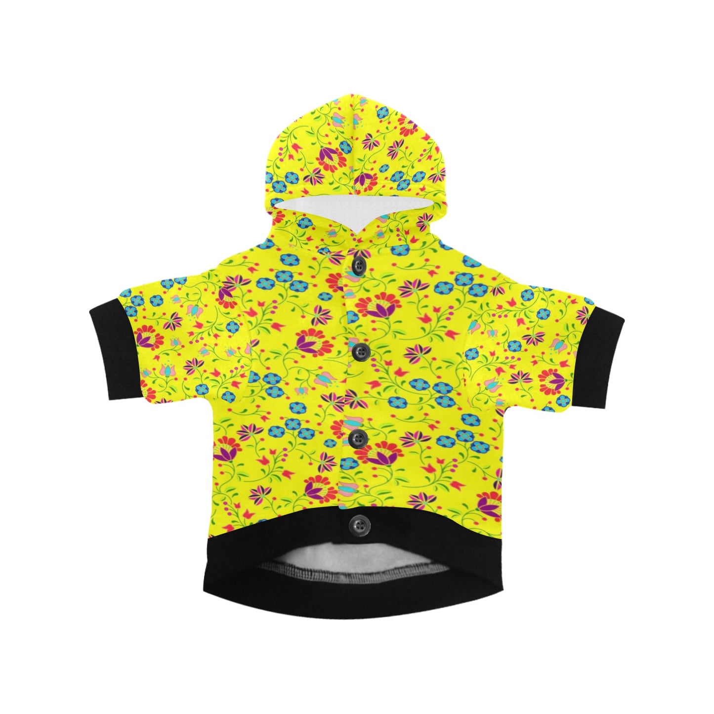 Fleur Indigine Mais Pet Dog Hoodie