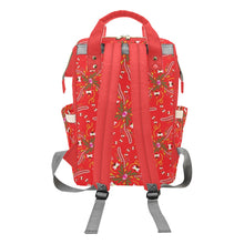 Load image into Gallery viewer, Willow Bee Cardinal Multi-Function Diaper Backpack/Diaper Bag
