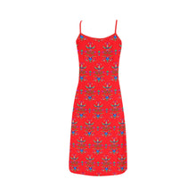 Load image into Gallery viewer, Dakota Damask Red Alcestis Slip Dress
