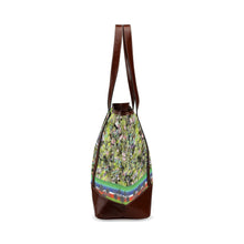 Load image into Gallery viewer, Culture in Nature Green Leaf Tote Handbag
