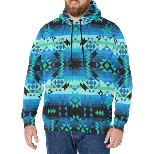 Green Star Men's Long Sleeve Fleece Hoodie